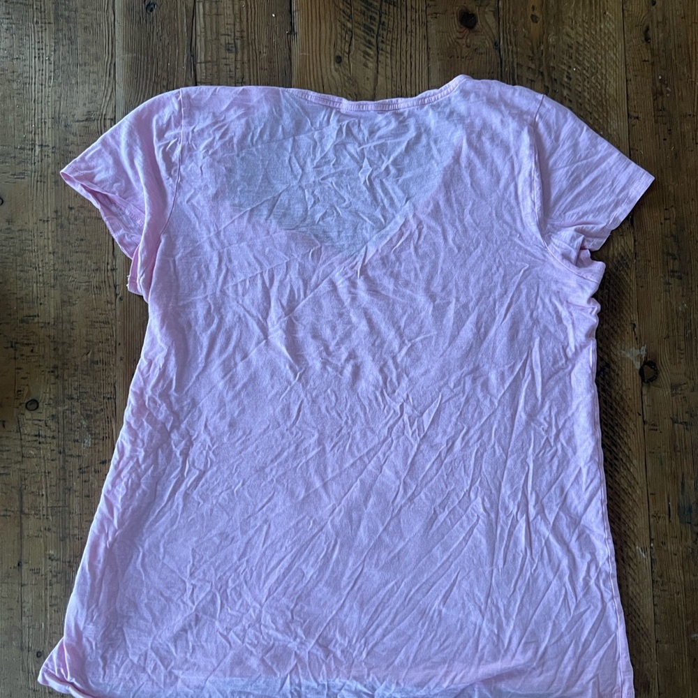 Lilly Pulitzer Light Pink Short Sleeve Tee - Picture 3 of 4